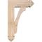 Ekena Millwork Legacy Arts and Crafts Smooth Bracket w/ Offset Brace, Douglas Fir, 5 1/2"W x 14"D x 22"H BKT0604X14X22LEC03SDF - alternate 2